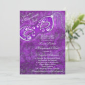 Sweet 16 uitnodiging op zaterdag | Masquerade Paar (Staand voorkant)