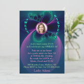 SWEET 16 uitnodiging van de Partij van de Schrappi (Staand voorkant)