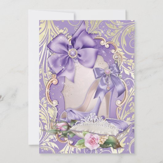 Sweet 16 Uitnodigingen van de Quinceanera Party (Achterkant)