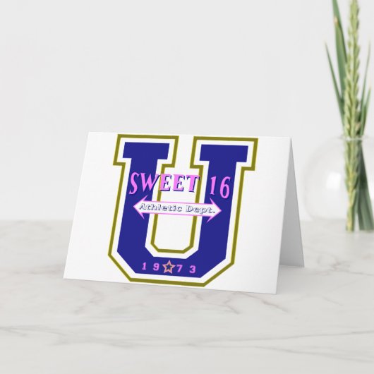 Sweet 16 University Athletic Department (Voorkant)