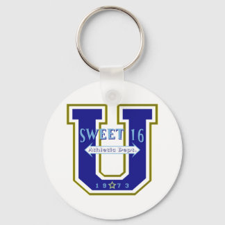 Sweet 16 University Athletic Department Sleutelhanger