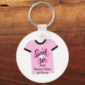 Sweet 16 ventilatorventielen, cadeaus, vites sleutelhanger (Voorkant)