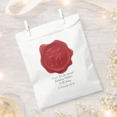 Sweet 16 verjaardag Dank je Rode Wax-zegel Bedankzakje (Geknipt)