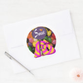 Sweet 16 Verjaardag Gear Ronde Sticker (Envelop)