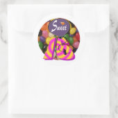 Sweet 16 Verjaardag Gear Ronde Sticker (Tas)