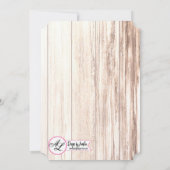 Sweet 16 Verjaardag Inviteboots country rustiek we Kaart (Achterkant)