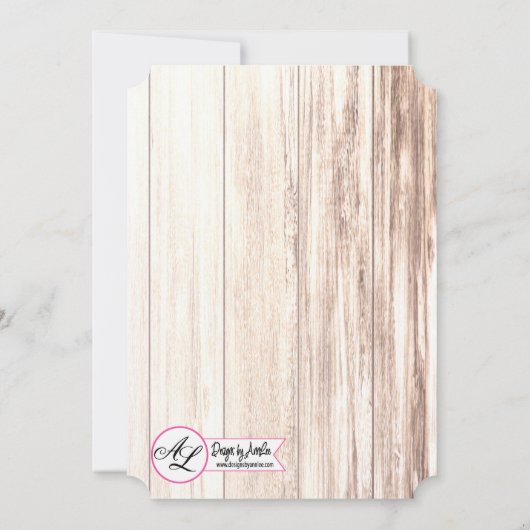 Sweet 16 Verjaardag Inviteboots country rustiek we Kaart (Achterkant)