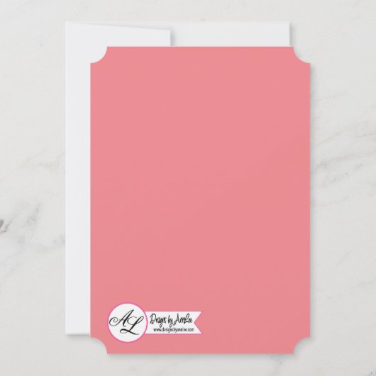 Sweet 16 Verjaardag Nodig Bohemian Cactus Succulen Kaart (Achterkant)