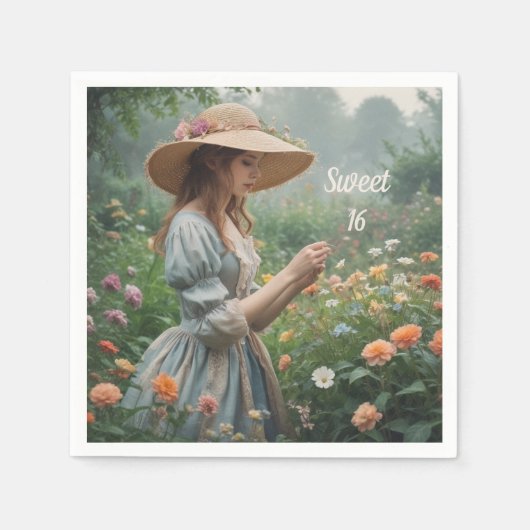  Sweet 16 Verjaardag Servet (Voorkant)