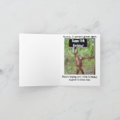 Sweet 16 Verjaardag Telefoon App Humor Kaart (Binnen)