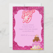 SWEET 16 VERJAARDAG UITNODIGING (Voorkant)