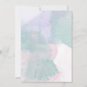 Sweet 16 Verjaardag Vredesteken Blush Roze Uitnodi Kaart (Achterkant)