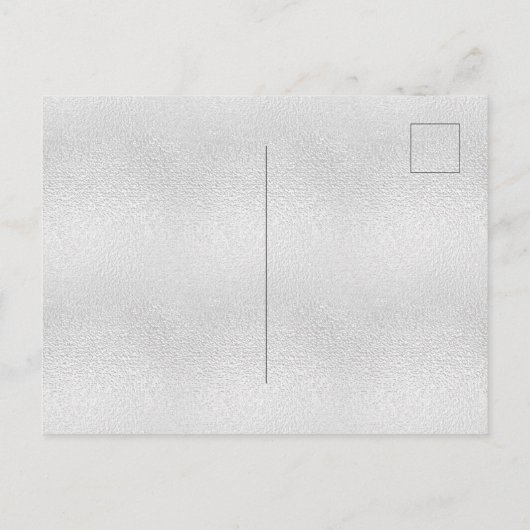Sweet 16 verjaardag zilverroze glitterstof uitnodiging briefkaart (Achterkant)