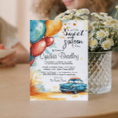 Sweet 16 Verjaardagsfeest I Ballonnen en Auto Kaart