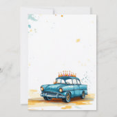 Sweet 16 Verjaardagsfeest I Ballonnen en Auto Kaart (Achterkant)