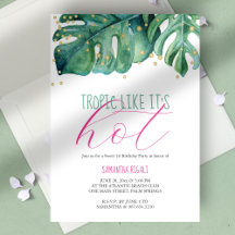 Sweet 16 Verjaardagsfeest Luau Thema