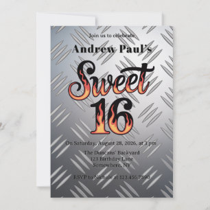 Sweet 16 Verjaardagsfeest met Vlammen en Zilveren Kaart
