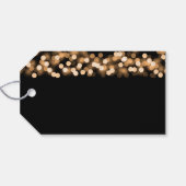 Sweet 16 Verjaardagsfeestje Hollywood Glam Gold Cadeaulabel (Achterkant Horizontaal)