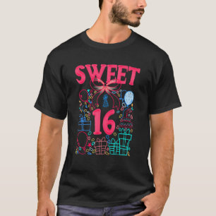 Sweet 16 Versterking op zaterdag Teenboy Gir T-shirt