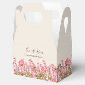 Sweet 16 Wildflowers Verjaardagsfeest Roze  Bedankdoosjes (Geopend)