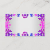 Sweet 16 Winter Sneeuwvlok Verjaardag Advieskaart (Achterkant)