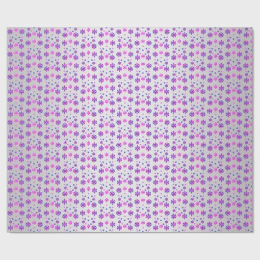 Sweet 16 Winter Sneeuwvlok Verjaardag Cadeaupapier (Vlak)