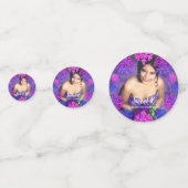 Sweet 16 Winter Sneeuwvlok Verjaardag Confetti (Achterkanten)