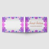 Sweet 16 Winter Sneeuwvlok Verjaardag Gastenboek (Volledig)