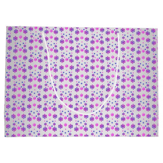 Sweet 16 Winter Sneeuwvlok Verjaardag Groot Cadeauzakje (Achterkant)