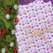 Sweet 16 Winter Sneeuwvlok Verjaardag Inpakpapier Vel