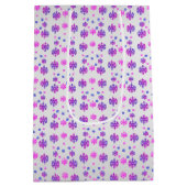 Sweet 16 Winter Sneeuwvlok Verjaardag Medium Cadeauzakje (Achterkant)