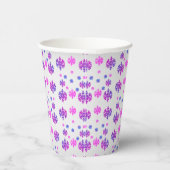 Sweet 16 Winter Sneeuwvlok Verjaardag Papieren Bekers (Rechts)