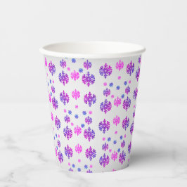 Sweet 16 Winter Sneeuwvlok Verjaardag Papieren Bekers