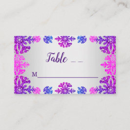 Sweet 16 Winter Sneeuwvlok Verjaardag Plaatskaartje