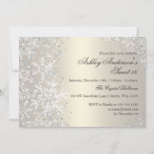 Sweet 16 Winter Wonderland Sparkle Snowflakes Kaart (Voorkant)