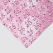 Sweet 16 Word Art | 16e verjaardag Tissuepapier (Detail)