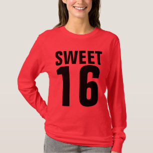 SWEET 16 ZES BIRTHDAY T-SHIRTS