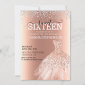 Sweet 16 Zestien Dress Diamonds Kaart (Voorkant)