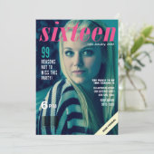 Sweet 16 Zestien Hoesje van het Tijdschrift Foto U Kaart (Staand voorkant)