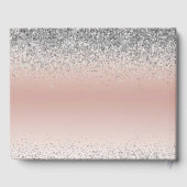 Sweet 16 Zestien Silver Roos Gold Blush Pink Guest Gastenboek (Achterkant)
