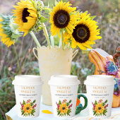 Sweet 16 Zestien Verjaardagsfeestje Zonnebloem Lan Papieren Bekers