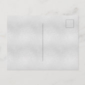 Sweet 16 zilverblauw sparkles party uitnodiging briefkaart (Achterkant)