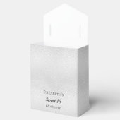 Sweet 16 zilveren gouden ballonnen dank je bedankdoosjes (Geopend)