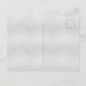 Sweet 16 zilveren roos gouden glitter uitnodiging briefkaart (Achterkant)