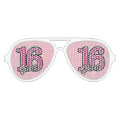 Sweet 16 Zonnebril Party Favor (Voorkant)