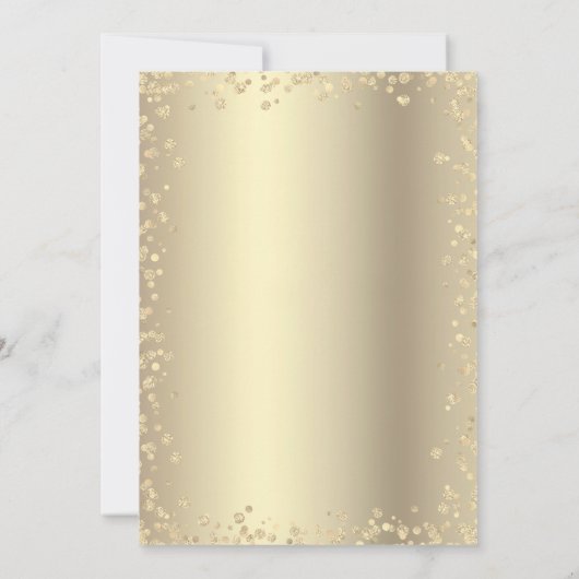 Sweet 16 Zwart Goud Glitter Script Verjaardag Chic Kaart (Achterkant)