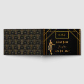 Sweet 16 zwart goud, kunstdeco van 1920 gastenboek (Volledig)