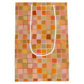 Sweet 16 zwarte hart tiener meisje medium cadeauzakje (Achterkant)