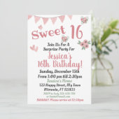 sweet 16de kaart (Staand voorkant)