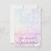 Sweet 16e 15e Quinceanera Bridal Pastel Strings Kaart (Voorkant)